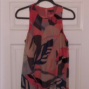 Vince Camuto Peachy Patterned Tank Top